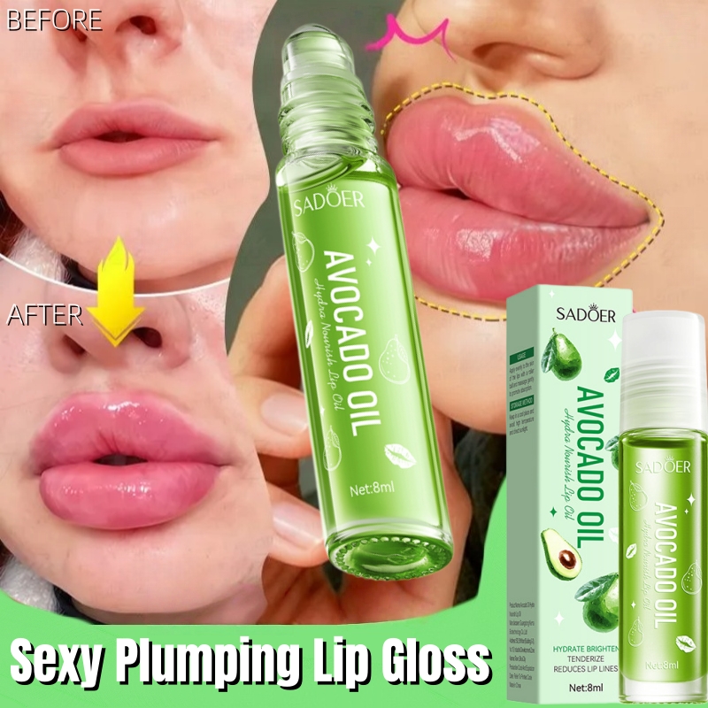 Lip Gloss Plumping - Minyak Esensial Pengencang Bibir, Lip Gloss