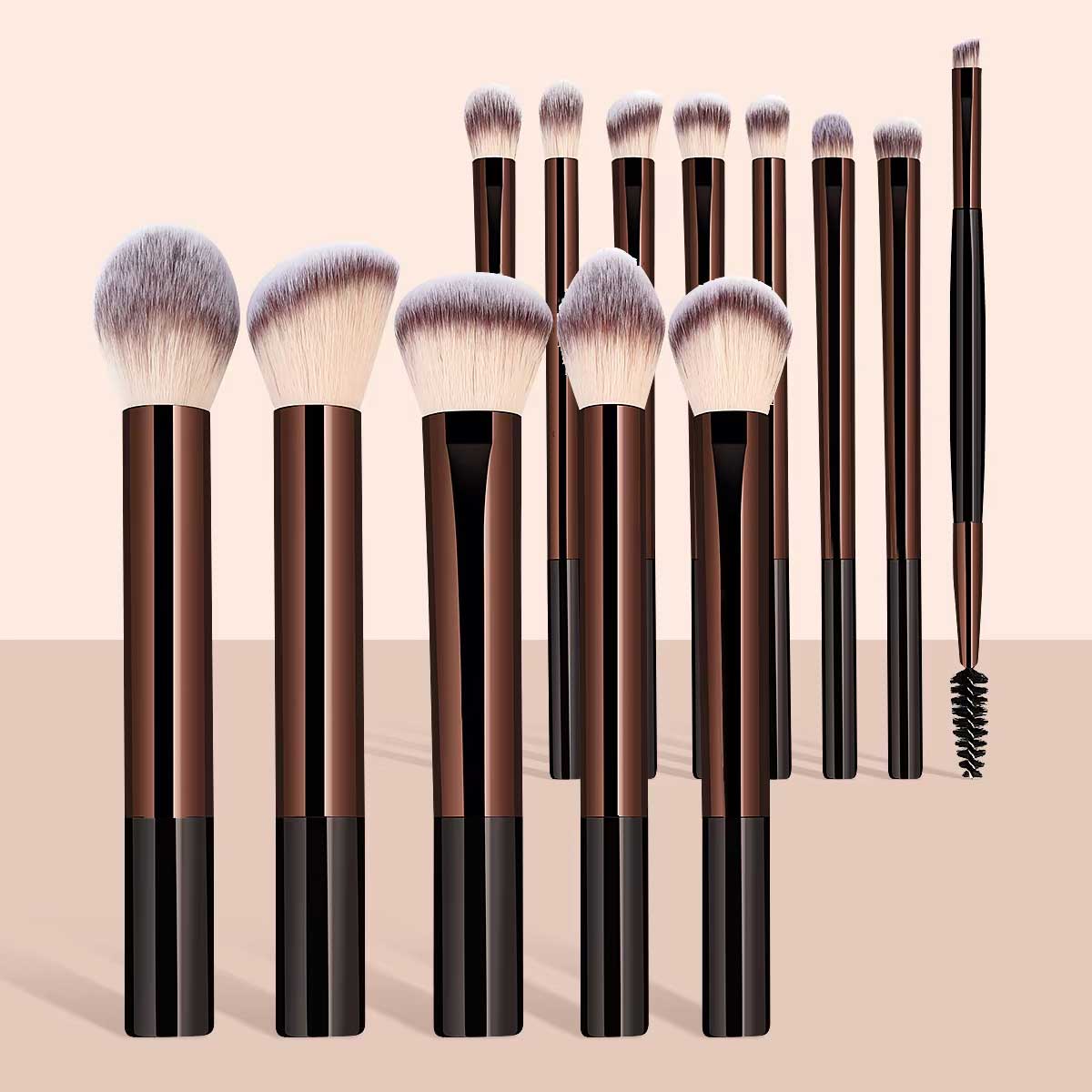 Huda Beauty Makeup Brush Set - 13 Buah Set Kuas Rias Foundation