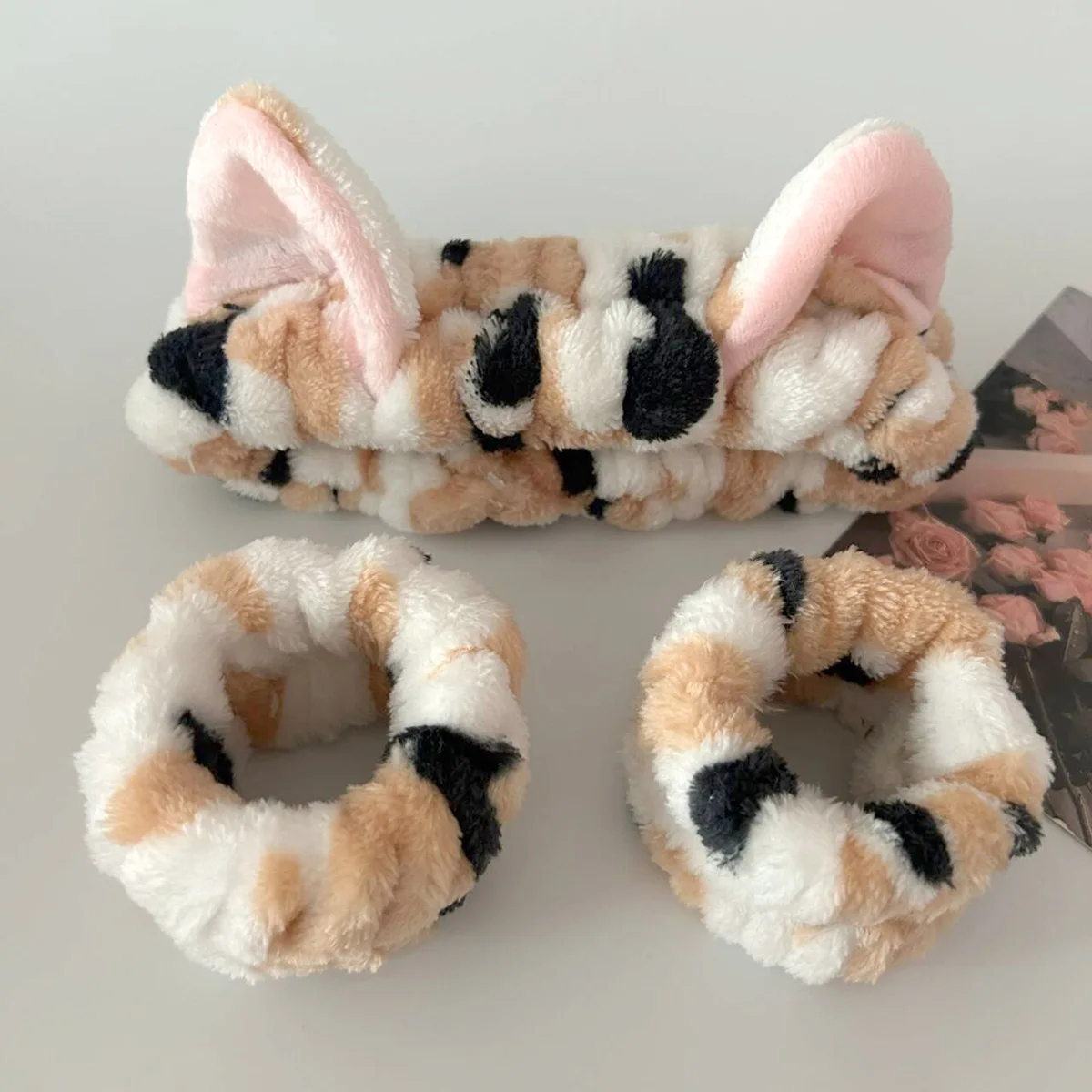 Makeup Beauty Set - Ikat Kepala Mewah Motif Macan Tutul