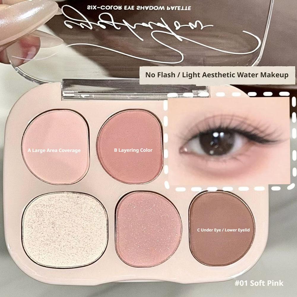 Beauty Makeup Eyeshadow Palette - Palet Bedak Perona Mata Matte 6