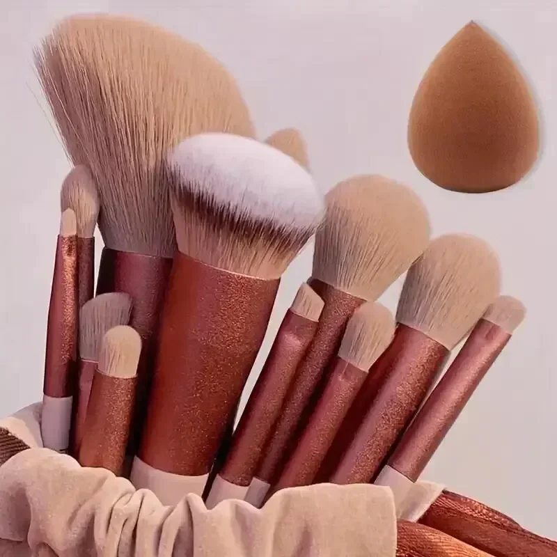 Huda Beauty Makeup Brush Set - Set kuas rias wajah profesional lembut