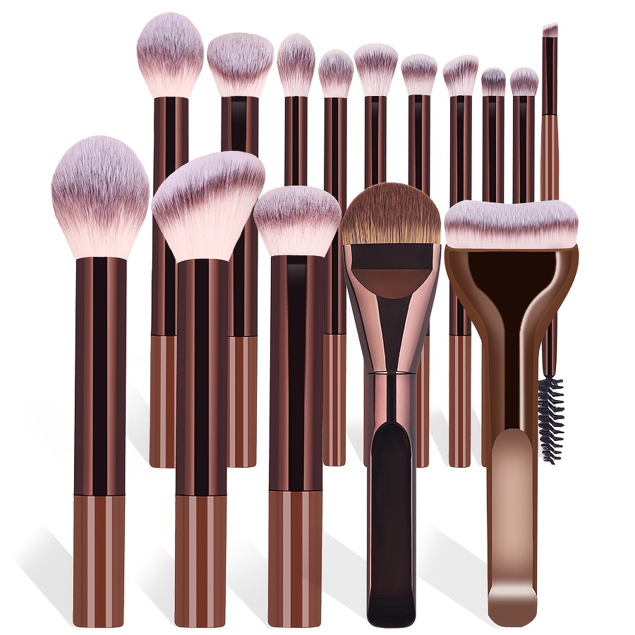 Huda Beauty Makeup Brush Set - Satu Set 15 Kuas Makeup Termasuk