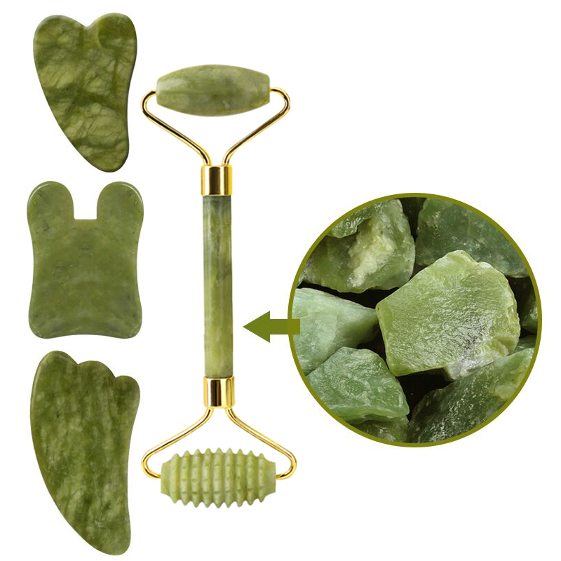 Masker Mata Jade, Pemijat Waja - Jade Roller Gua Sha ulasan dan harga