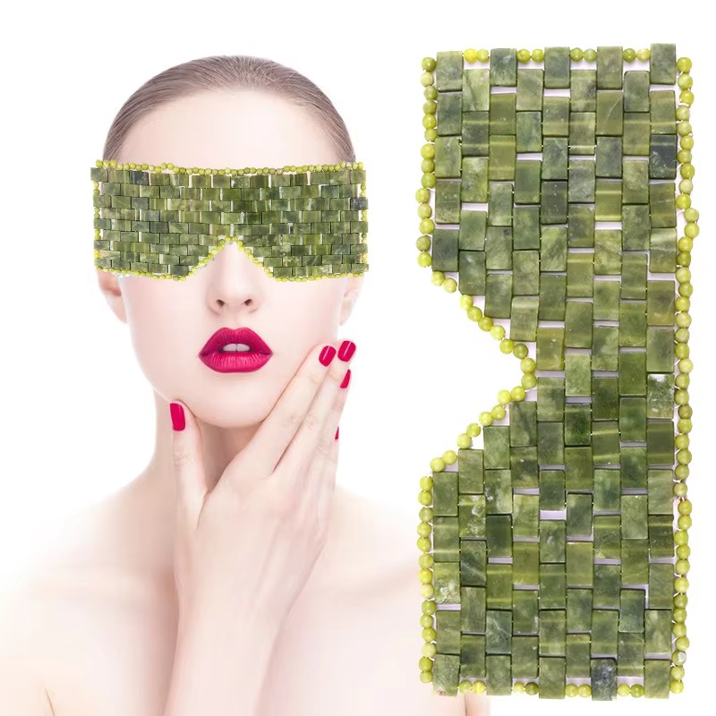 Masker Mata Jade, Pemijat Waja - Jade Roller Gua Sha ulasan dan harga