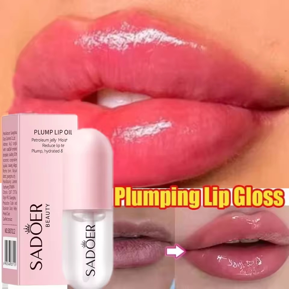 Minyak Esensial Pembesar Bibir - Lip Gloss Plumping ulasan dan harga