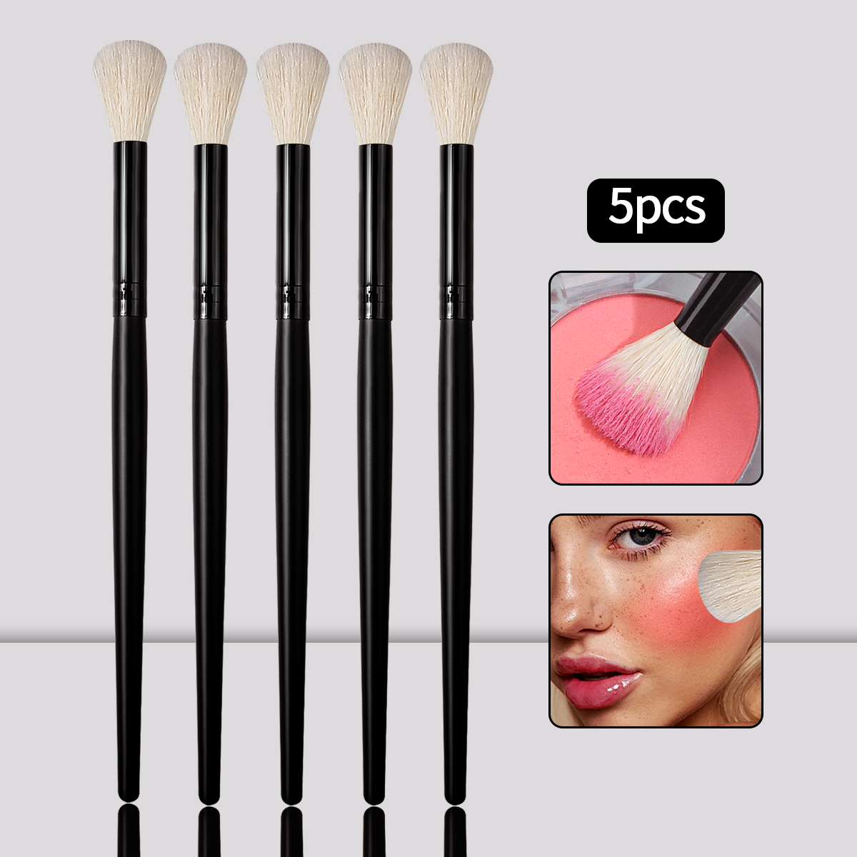 5 Set Kuas Rias Pemula Multifu - Huda Beauty Makeup Brush Set ulasan dan harga