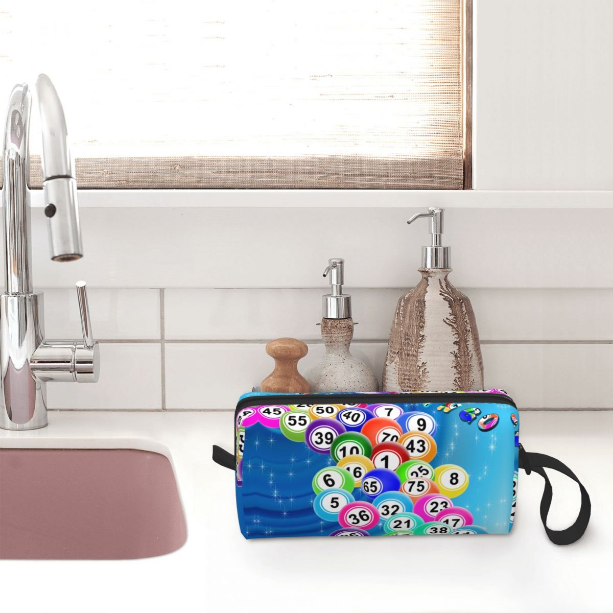 Tas perlengkapan mandi bola Bi - Beauty Makeup Game ulasan dan harga