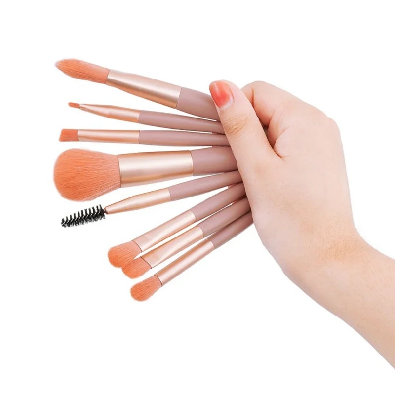 Set Kuas Rias Wajah 8 Buah Bar - Beauty Makeup News ulasan dan harga