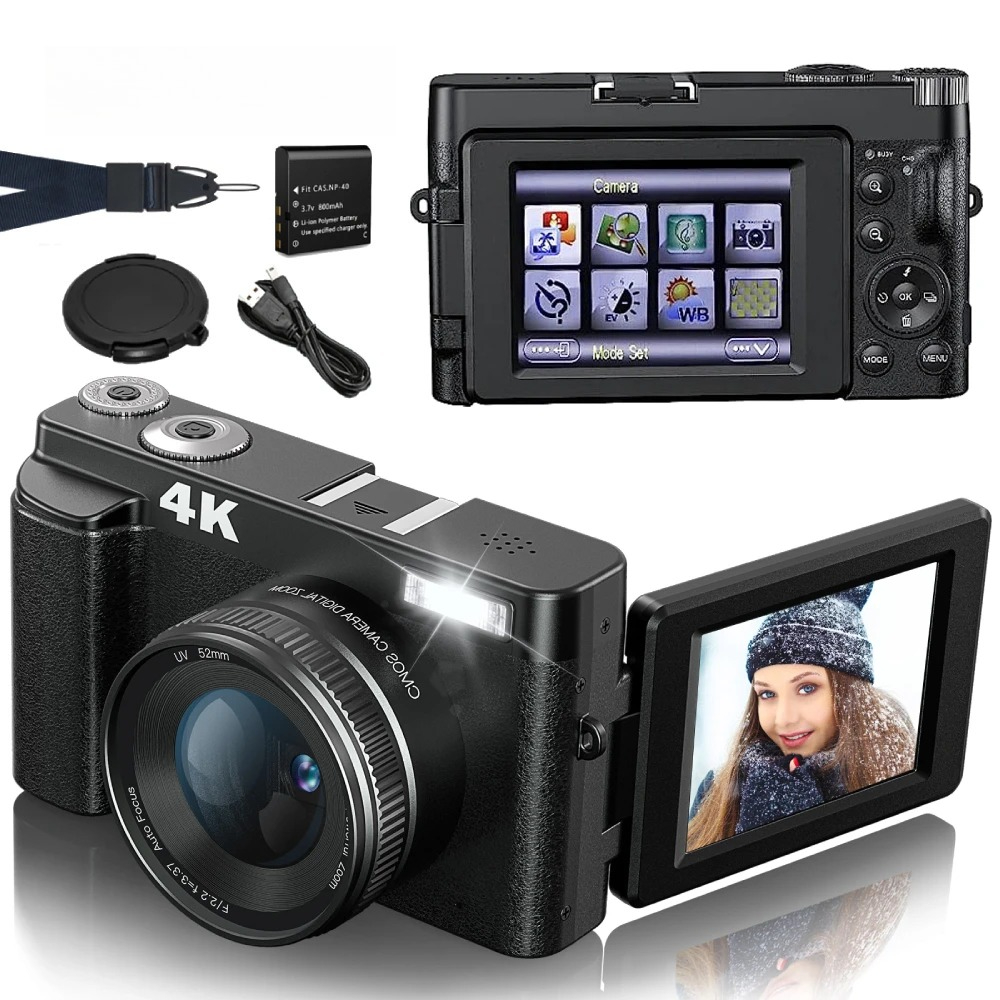 Kamera Vlogging Kompak 4K 48MP - Beauty Makeup News ulasan dan harga
