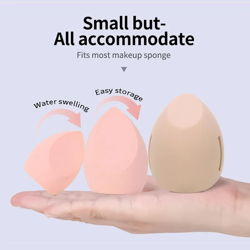 Tas penyimpanan spons bedak si - Beauty Makeup Egg ulasan dan harga