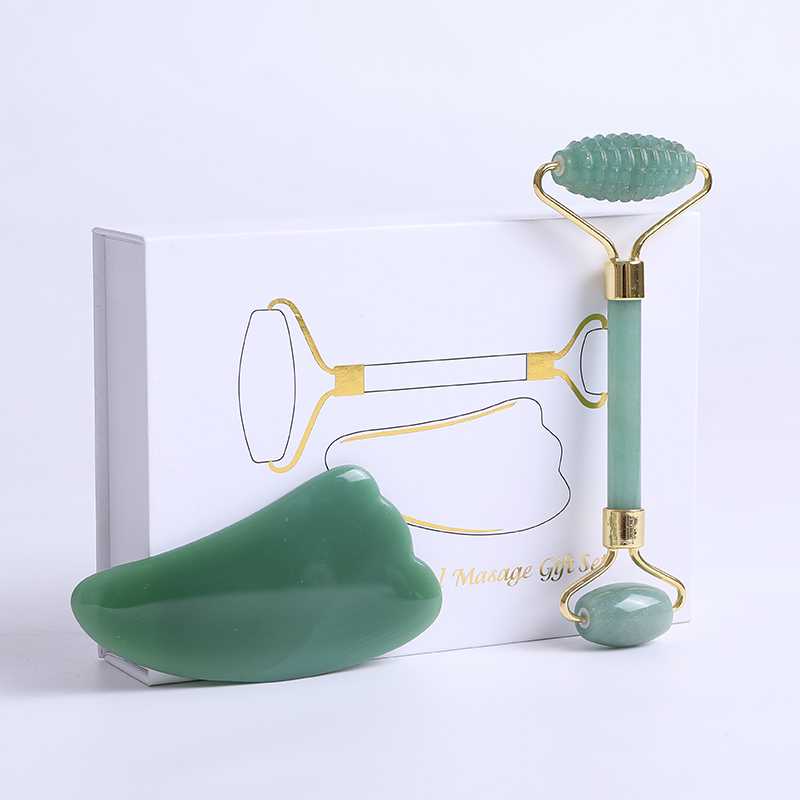 Roller Pijat Wajah Batu Giok A - Jade Roller Gua Sha ulasan dan harga