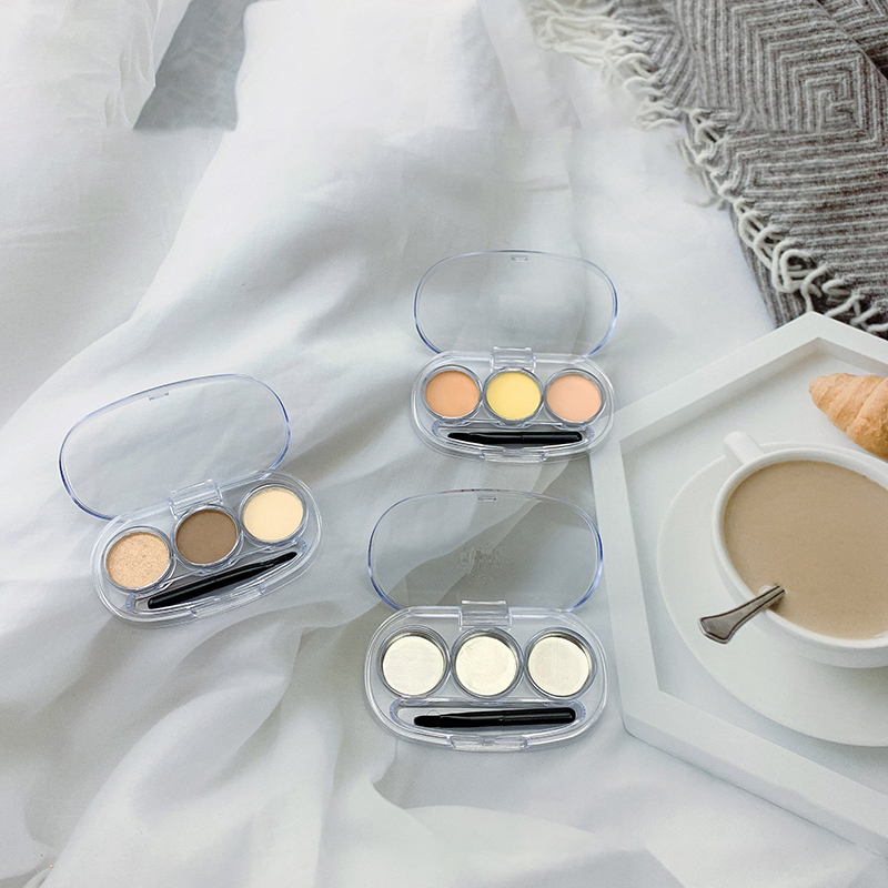 【3In1 Makeup Aluminium Palette - Beauty Makeup Eyeshadow Palette ulasan dan harga