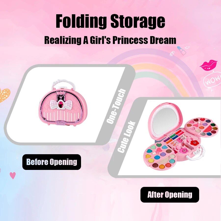 Mainan kecantikan anak perempu - Beauty Makeup Kit For Girls ulasan dan harga
