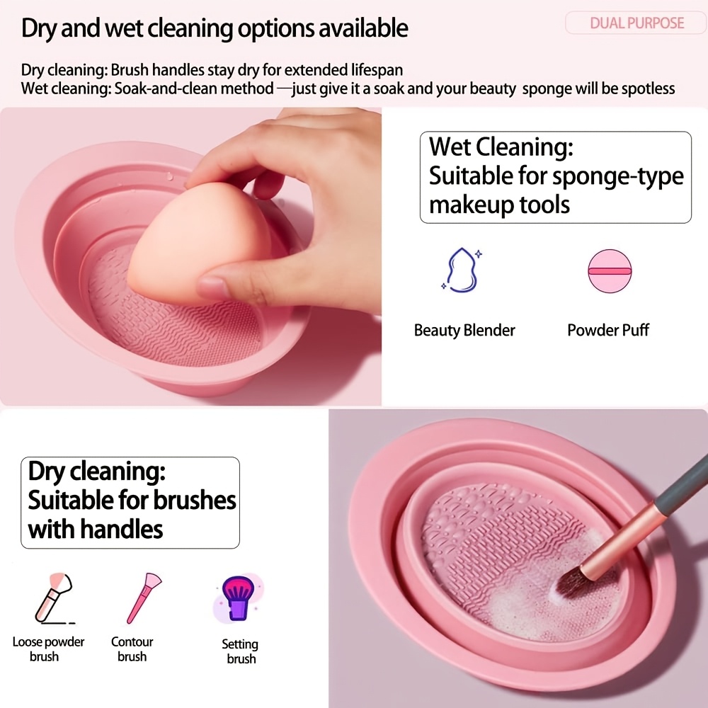 Mangkuk Pembersih Kuas Makeup  - Beauty Makeup Products ulasan dan harga