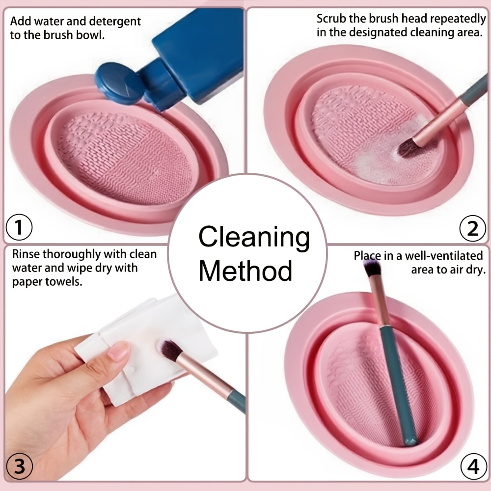 Mangkuk Pembersih Kuas Makeup  - Beauty Makeup Products ulasan dan harga