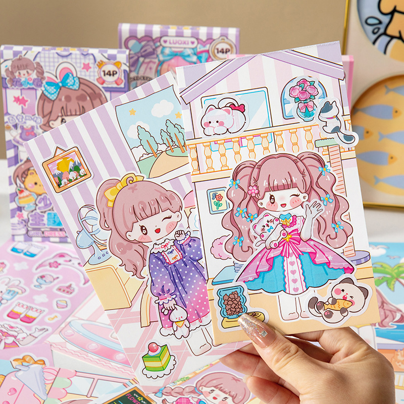 Buku Stiker Permainan Berdanda - Beauty Makeup Game ulasan dan harga