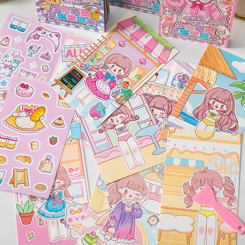 Buku Stiker Permainan Berdanda - Beauty Makeup Game ulasan dan harga