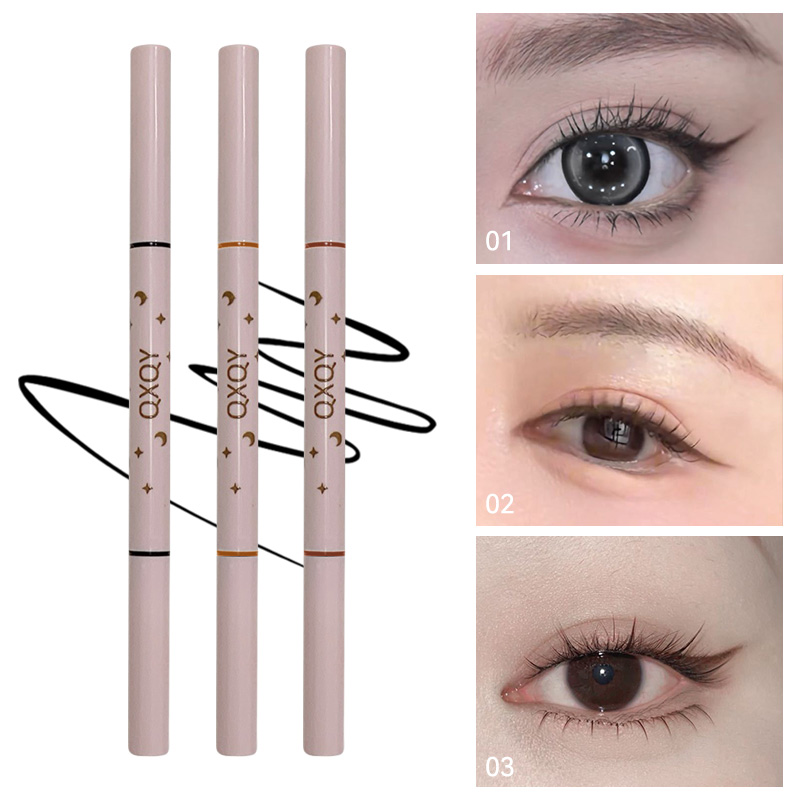 QXQY Eyeliner Kepala Ganda, Pe - Beauty Makeup Products ulasan dan harga