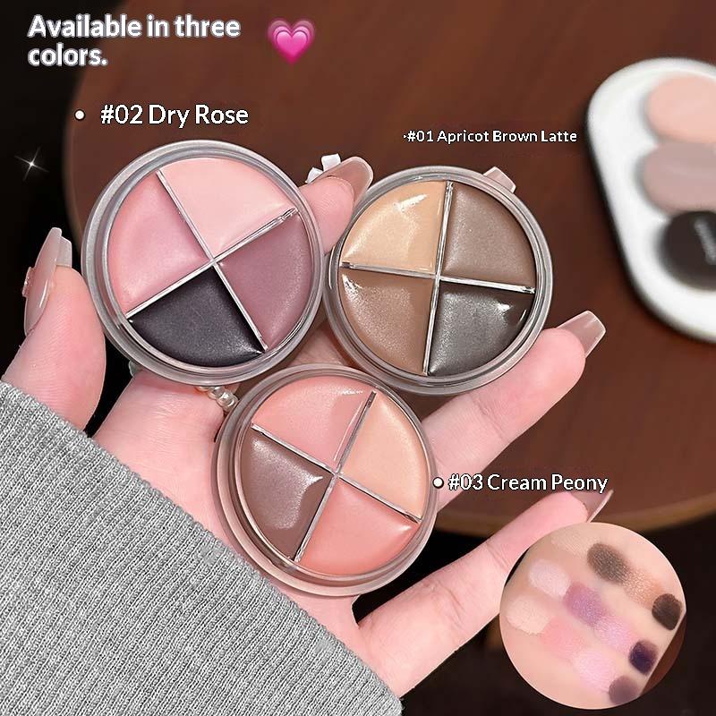 Palet Eyeshadow Matte Velvet 4 - Beauty Makeup Eyeshadow Palette ulasan dan harga