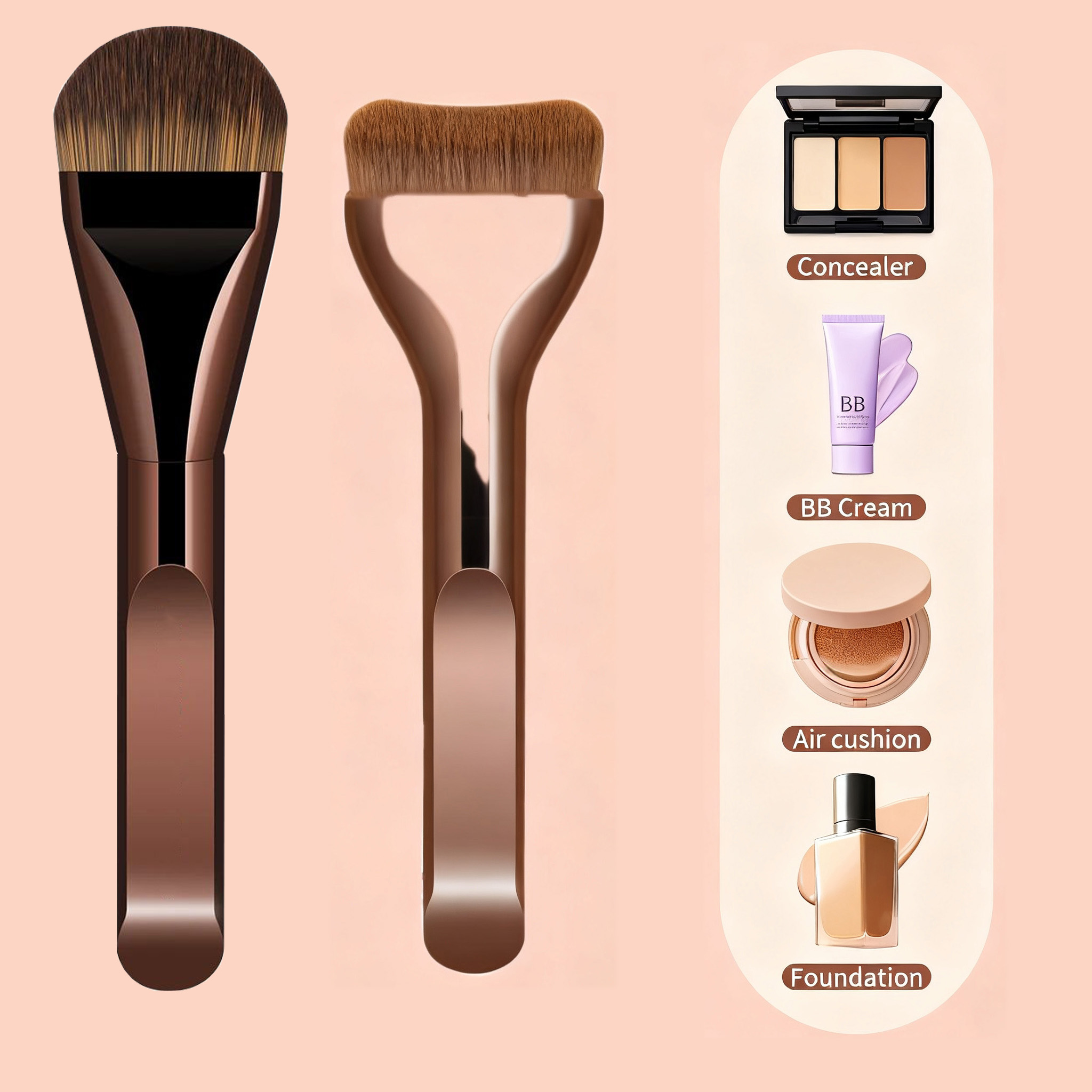 Baru 2 Buah Kuas Rias Foundati - Beauty Makeup News ulasan dan harga