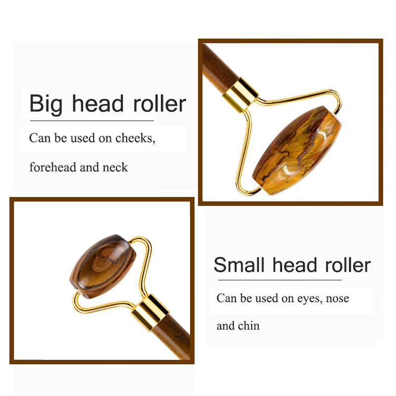 Alat Kerokan Wajah Pemijat Can - Jade Roller Gua Sha ulasan dan harga