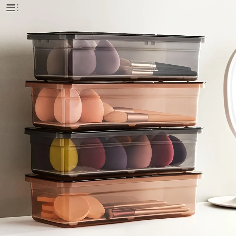 Kotak Penyimpanan Kuas Makeup, - Beauty Makeup Egg ulasan dan harga