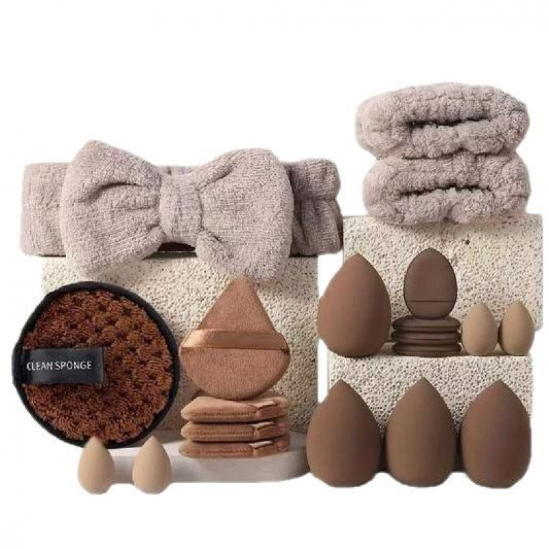 40 Pcs Set Alat Rias Wajah Len - Huda Beauty Makeup Brush Set ulasan dan harga