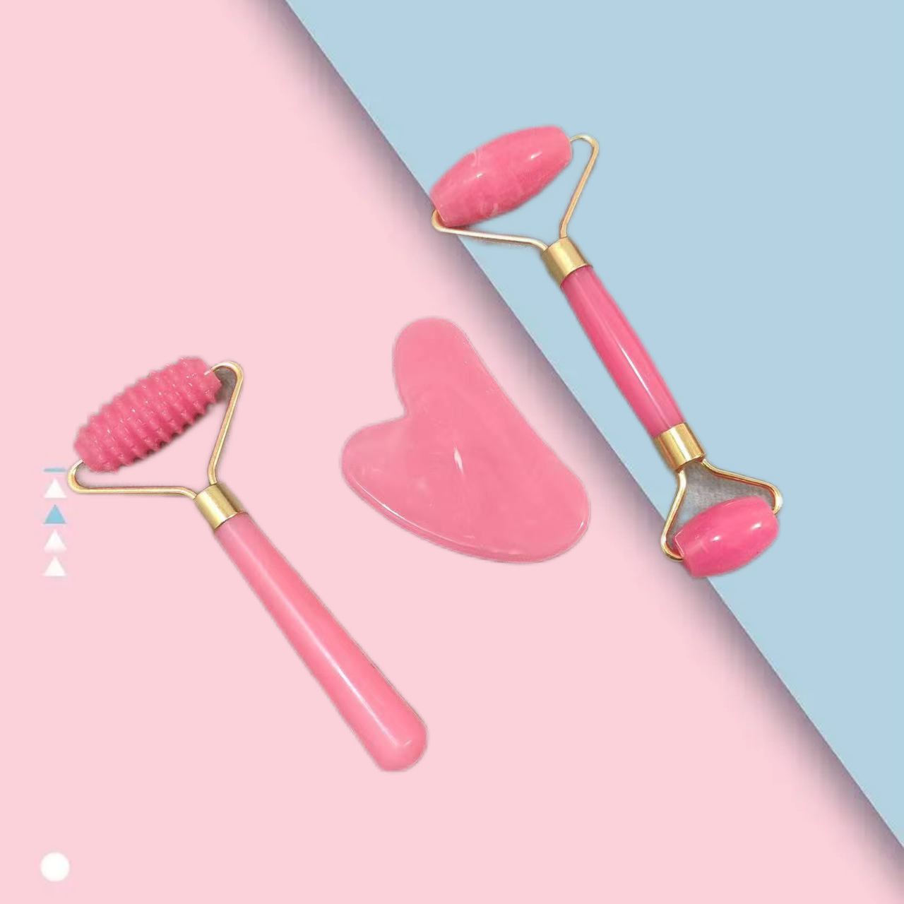 3 Buah Gua Sha Papan Pengikis  - Jade Roller Gua Sha ulasan dan harga