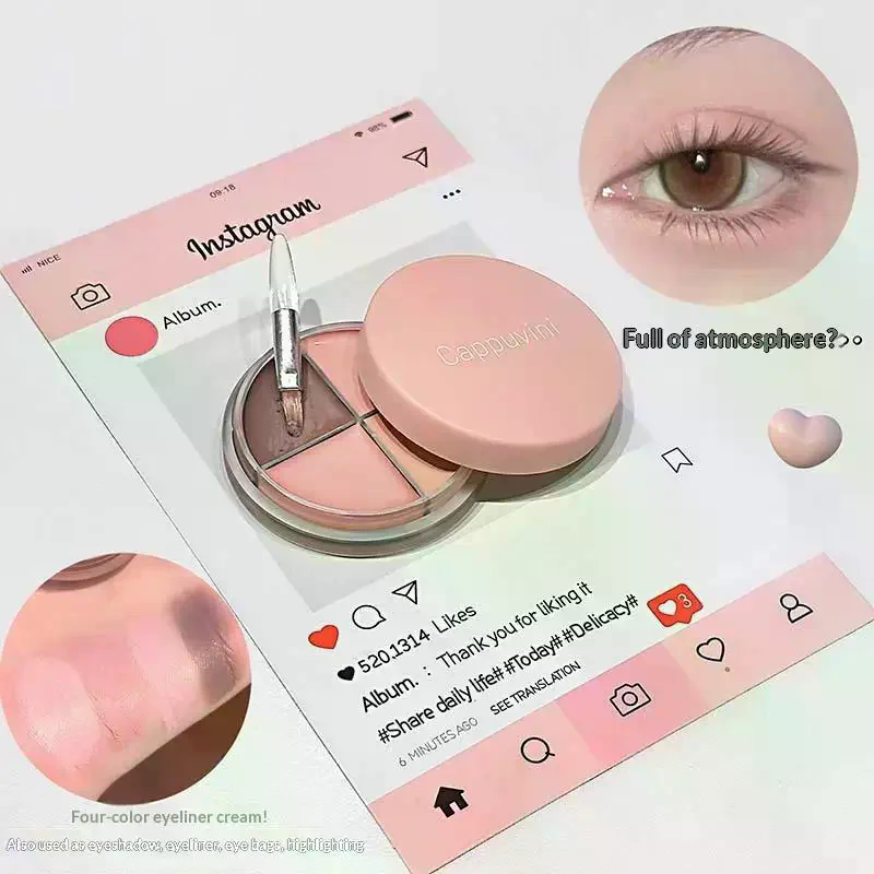 Palet Eyeshadow Matte Velvet 4 - Beauty Makeup Eyeshadow Palette ulasan dan harga