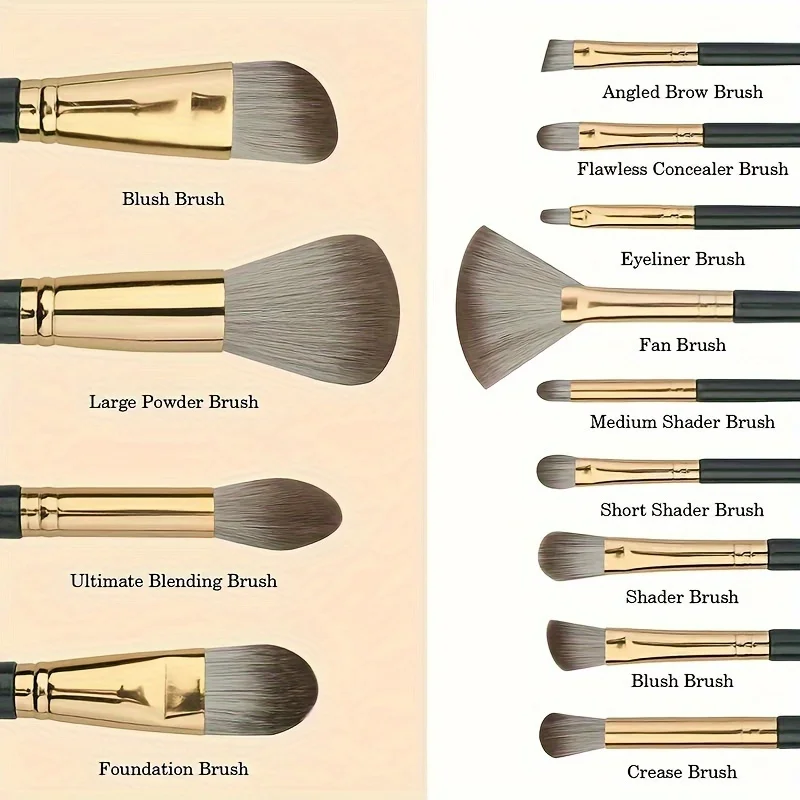 Set kuas rias 14 buah kuas Eye - Huda Beauty Makeup Brush Set ulasan dan harga