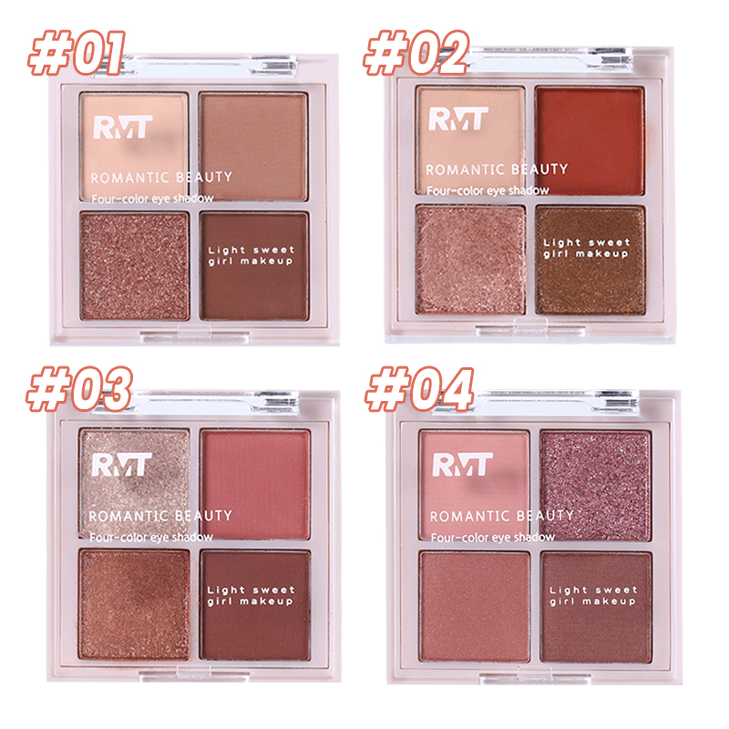 Palet Eyeshadow Empat Warna Ro - Beauty Makeup Eyeshadow Palette ulasan dan harga