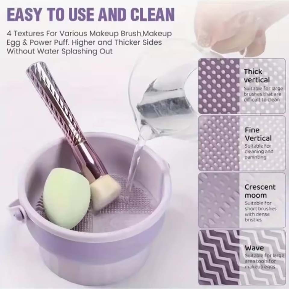 Set Peralatan Pembersih Kuas M - Makeup Beauty Set ulasan dan harga