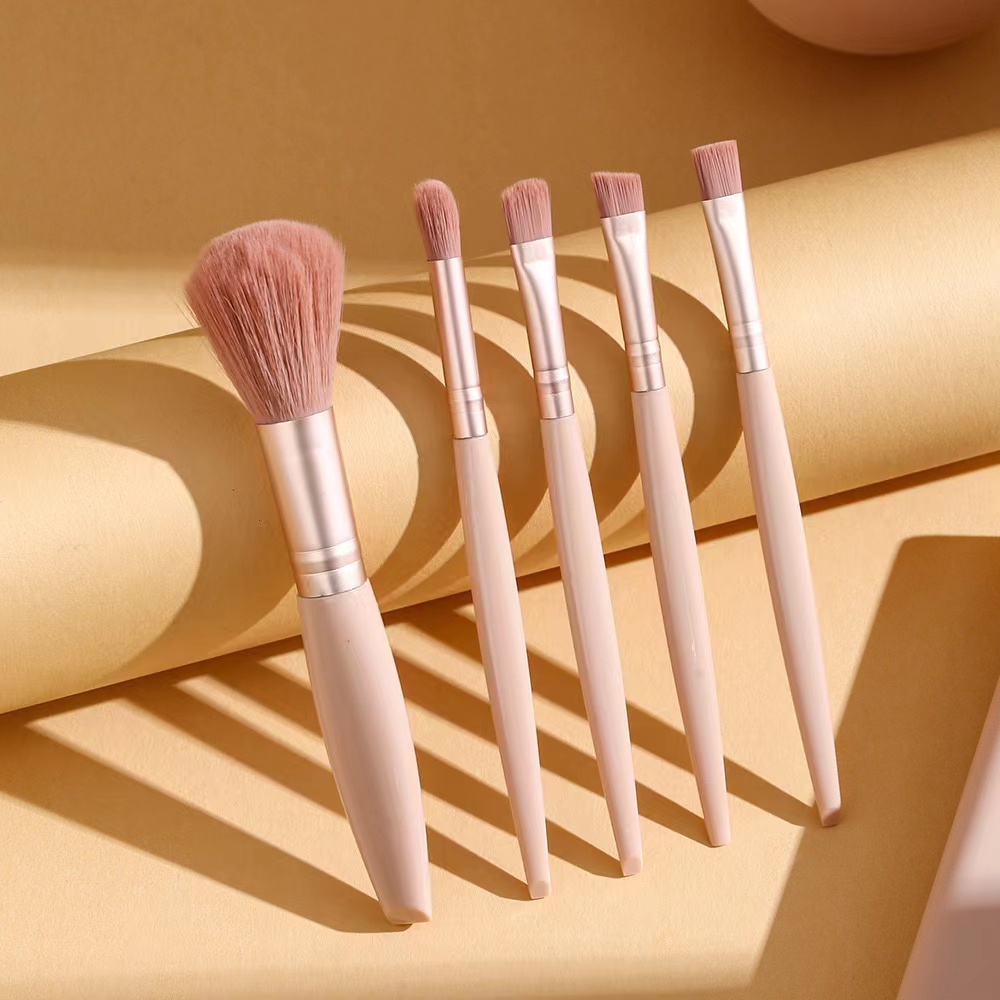 5 Buah Kit Kuas Kosmetik denga - Makeup Beauty Set ulasan dan harga