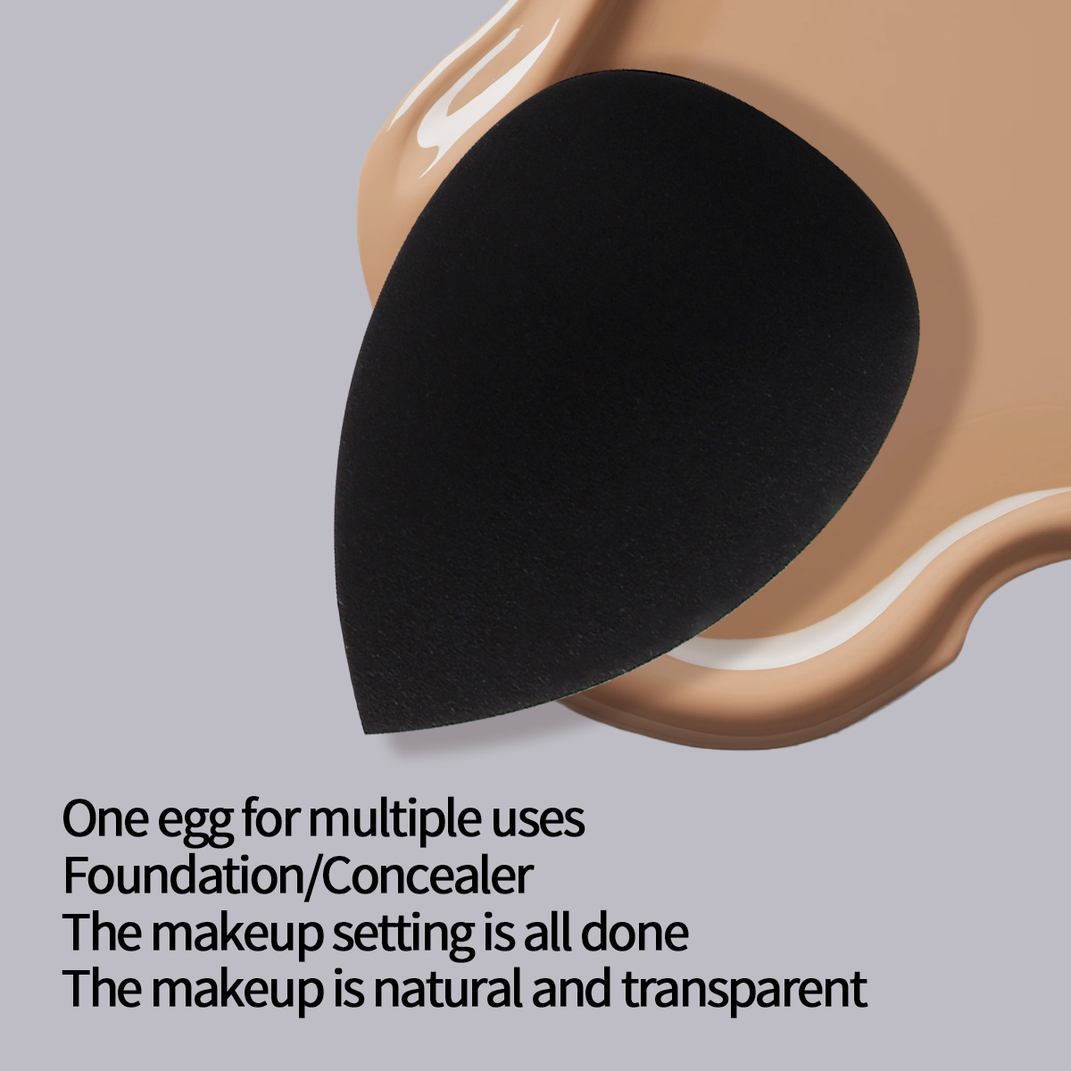 Set Spons Makeup Hitam Multi-S - Beauty Makeup Egg ulasan dan harga