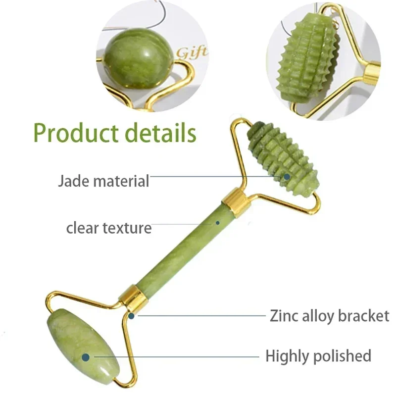 Roller Jade Alami Gua Sha Batu - Jade Roller Gua Sha ulasan dan harga