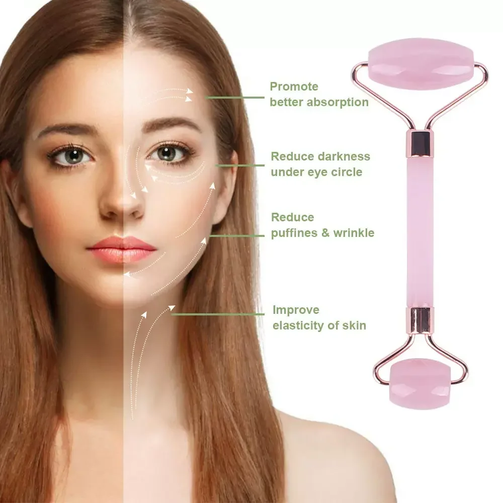 3 buah Set alat pijat rol Resi - Jade Roller Gua Sha ulasan dan harga