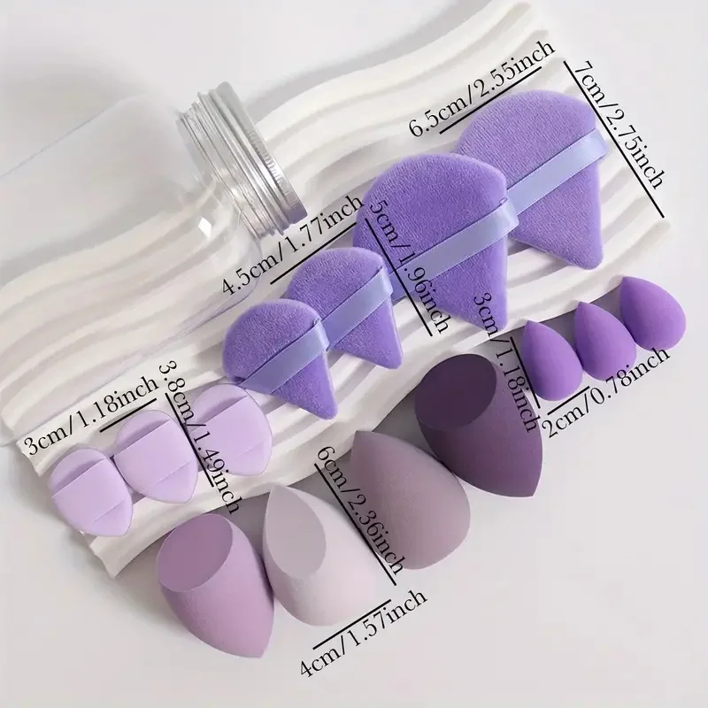 12 buah/tas Set spons rias ser - Beauty Makeup Egg ulasan dan harga