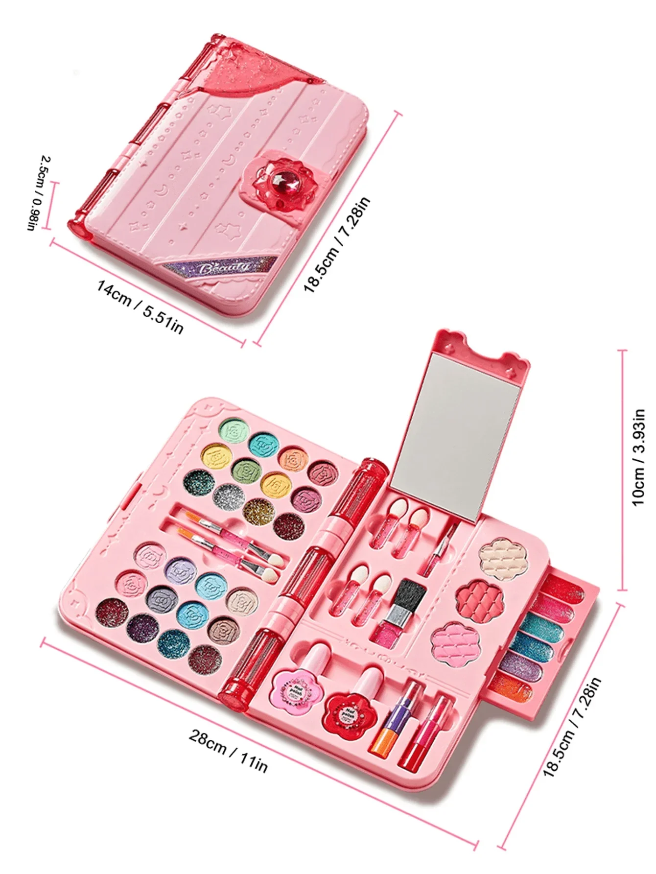 2026 Hadiah Terbaik Hari Anak- - Beauty Makeup Kit For Girls ulasan dan harga