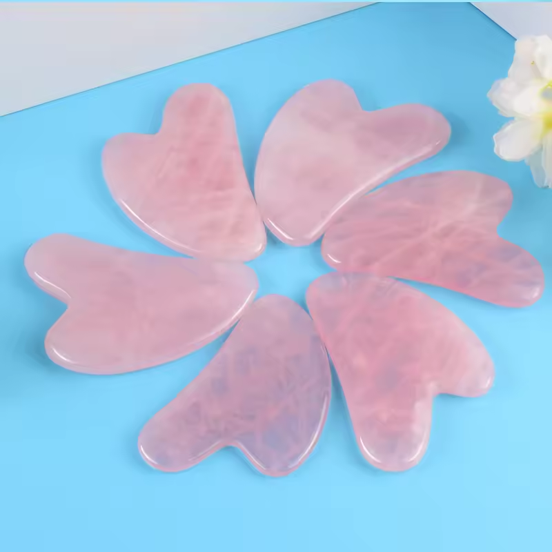Alat Pijat GuaSha Batu Giok Al - Jade Roller Gua Sha ulasan dan harga