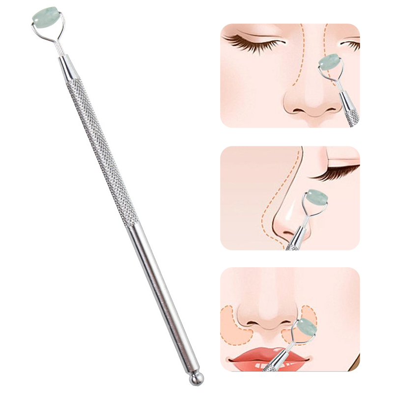 Roller Jade Alami Anti Kerut M - Jade Roller Gua Sha ulasan dan harga
